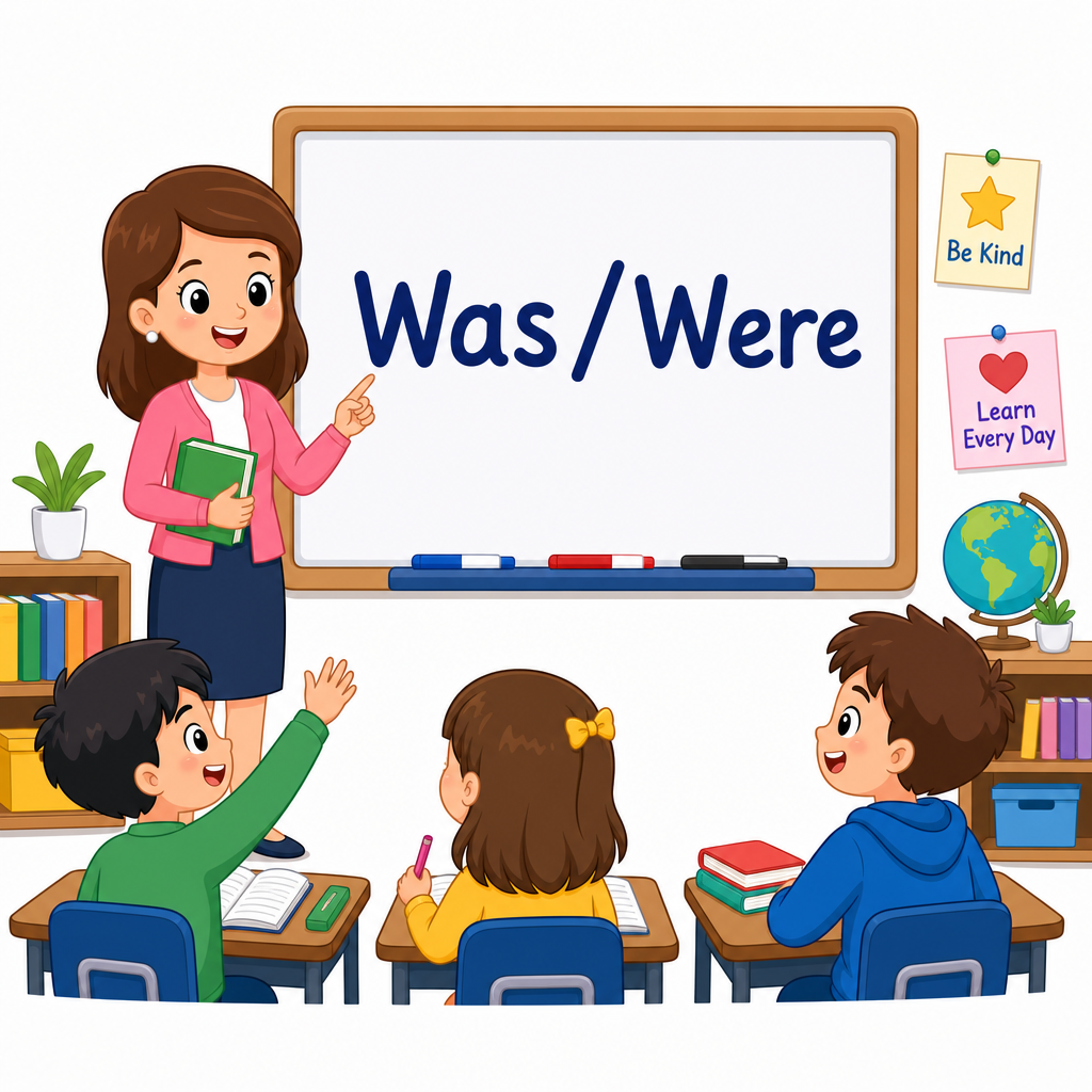 Was/were: Past simple of ‘be’ Part 1