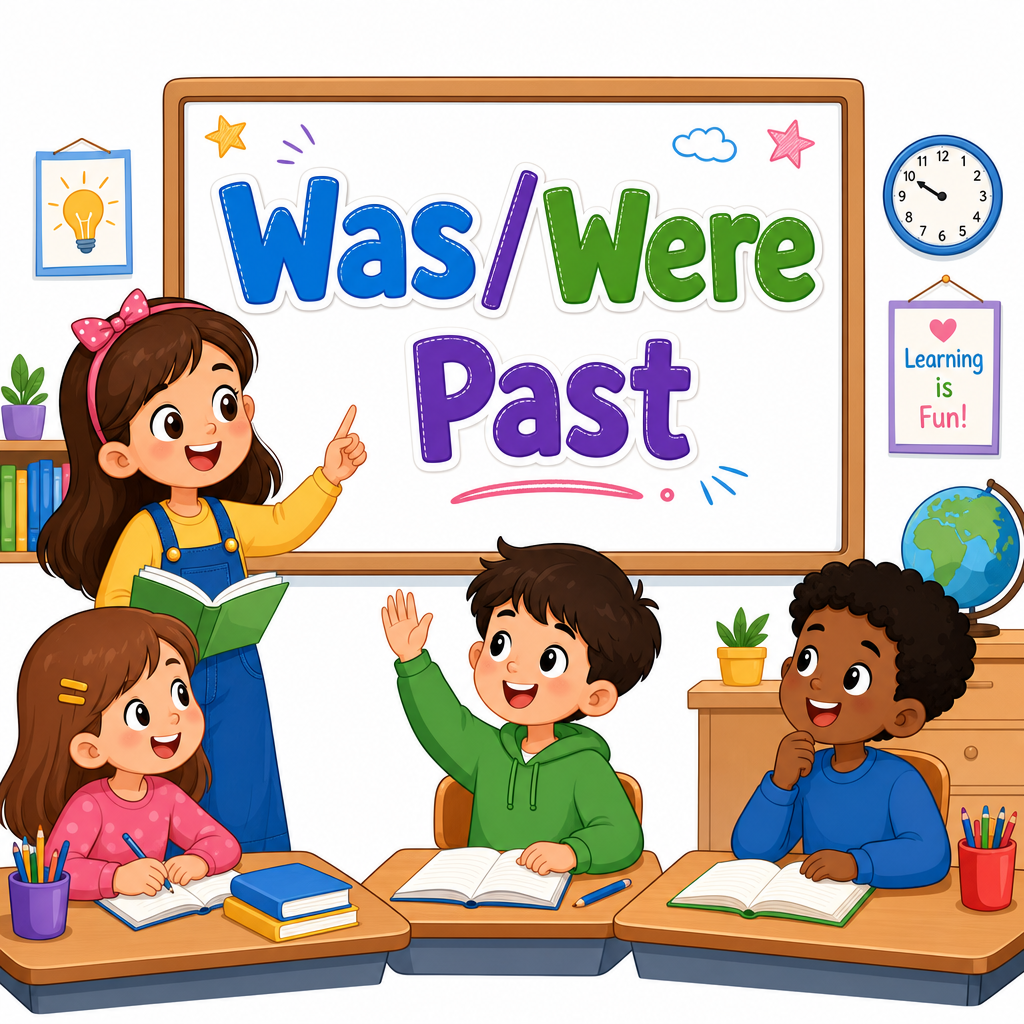 Was/were: Past simple of ‘be’ Part 2