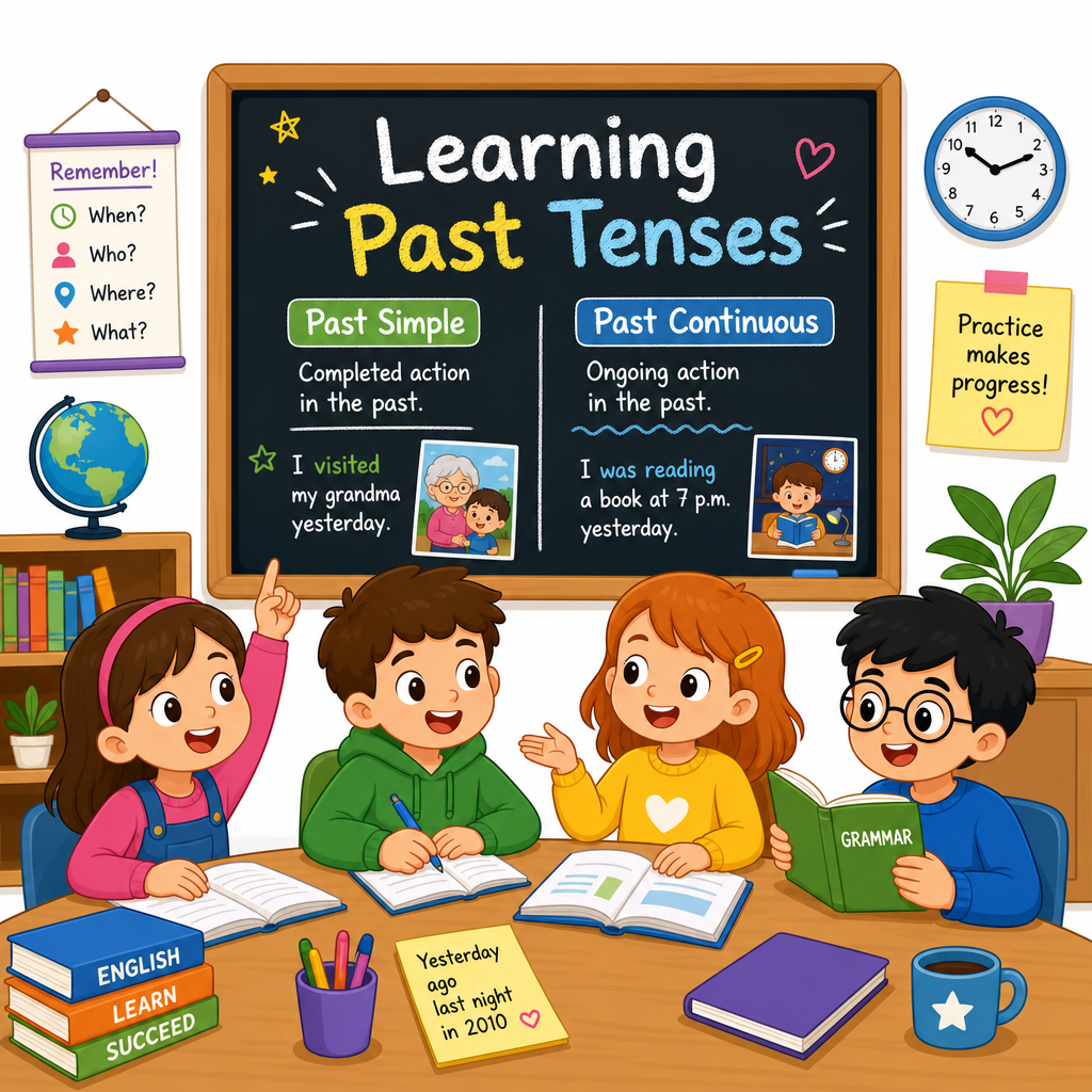 Past simple, past continuous Part 2