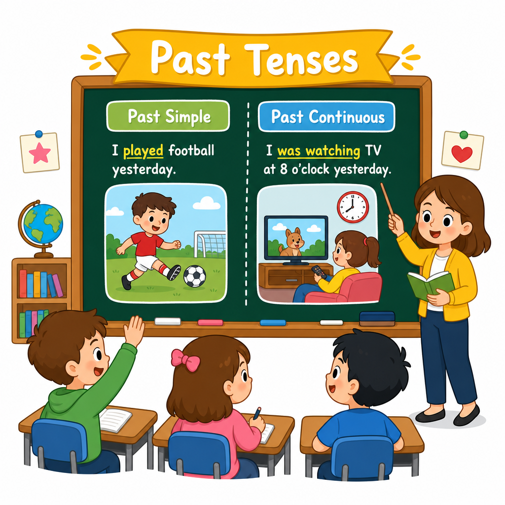 Past simple, past continuous Part 3