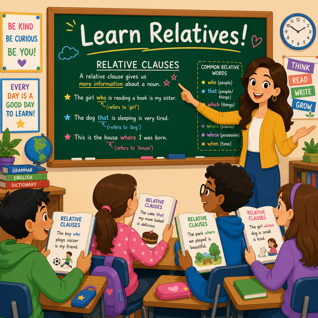 Relative clauses: Defining and non-defining Part 3