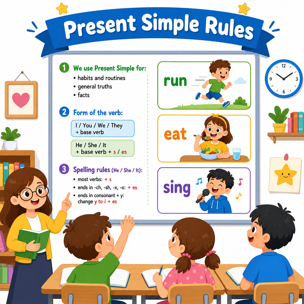 Present simple Part 3
