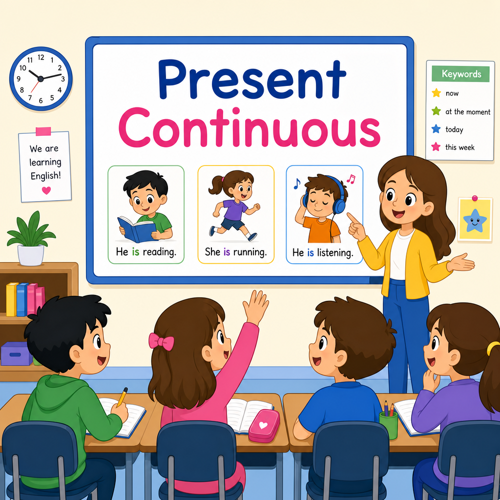 present continuous Part 1