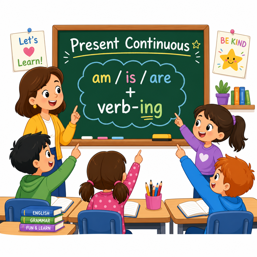 present continuous Part 3
