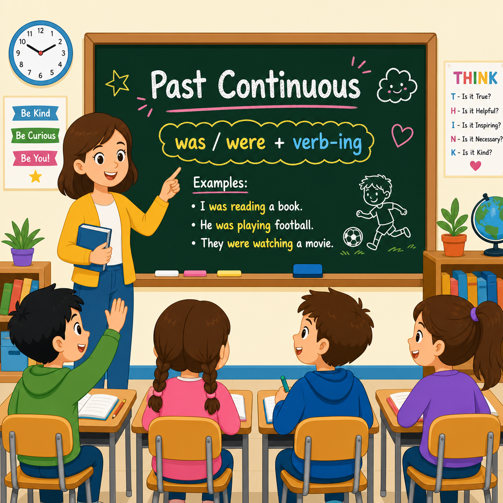 Past continuous Part 2