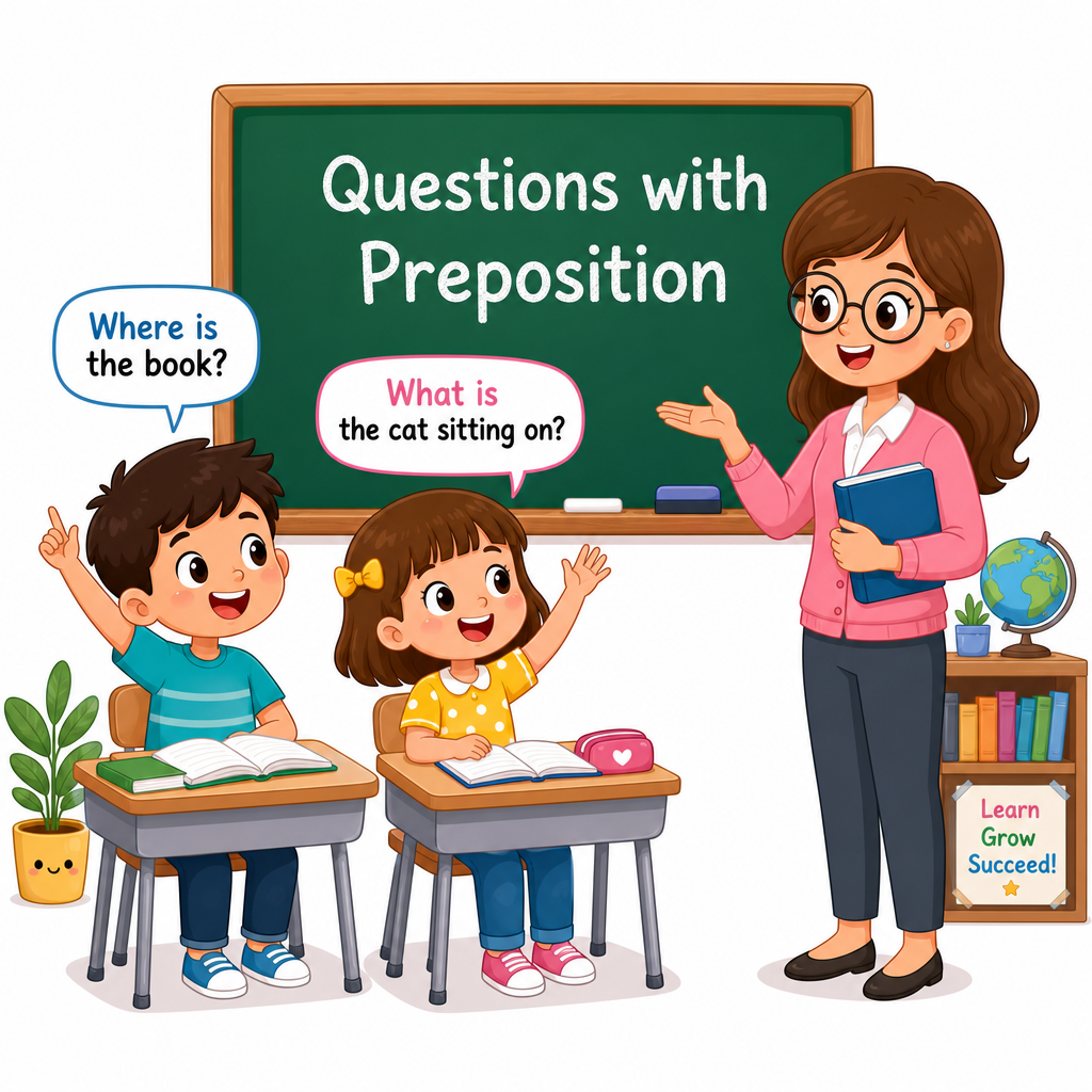 Questions with preposition Part 3