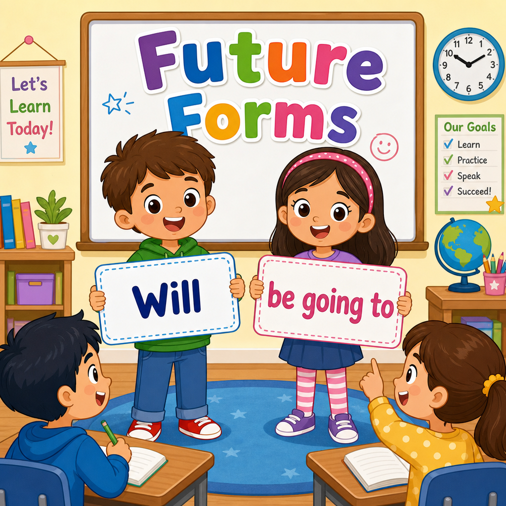 ‘Will’ vs ‘be going to’: Future forms Part 2