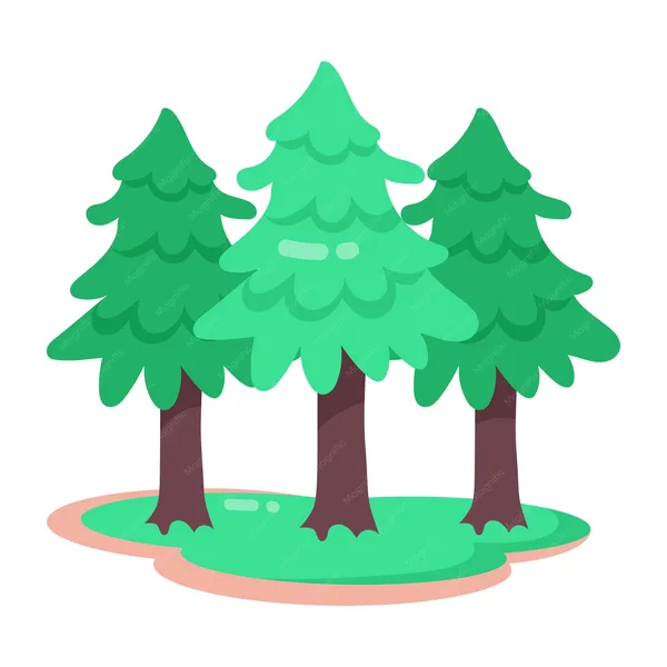 three trees